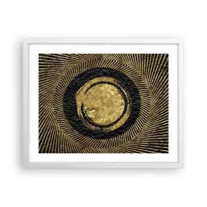 Poster in cornice bianca - Composizione glamour - 50x40 cm