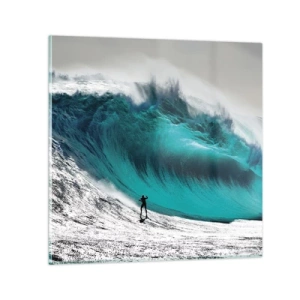 Quadro su vetro - Sfida accettata - 50x50 cm