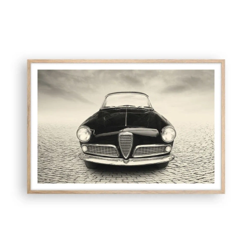 Poster in cornice rovere chiaro - Come non amarmi? - 91x61 cm