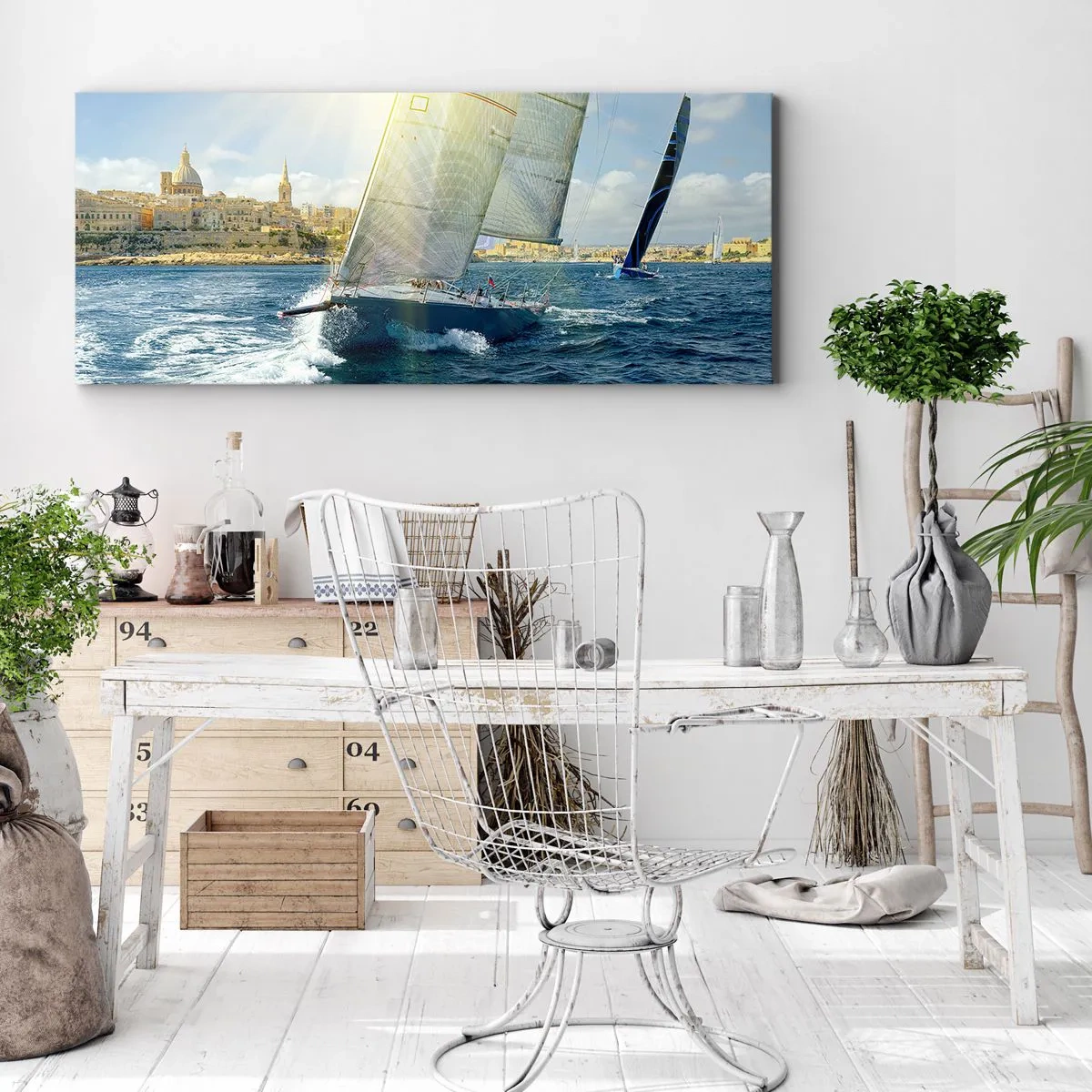 Quadro su tela - Stampe su Tela - Tempo di lasciare la città - 90x30 cm