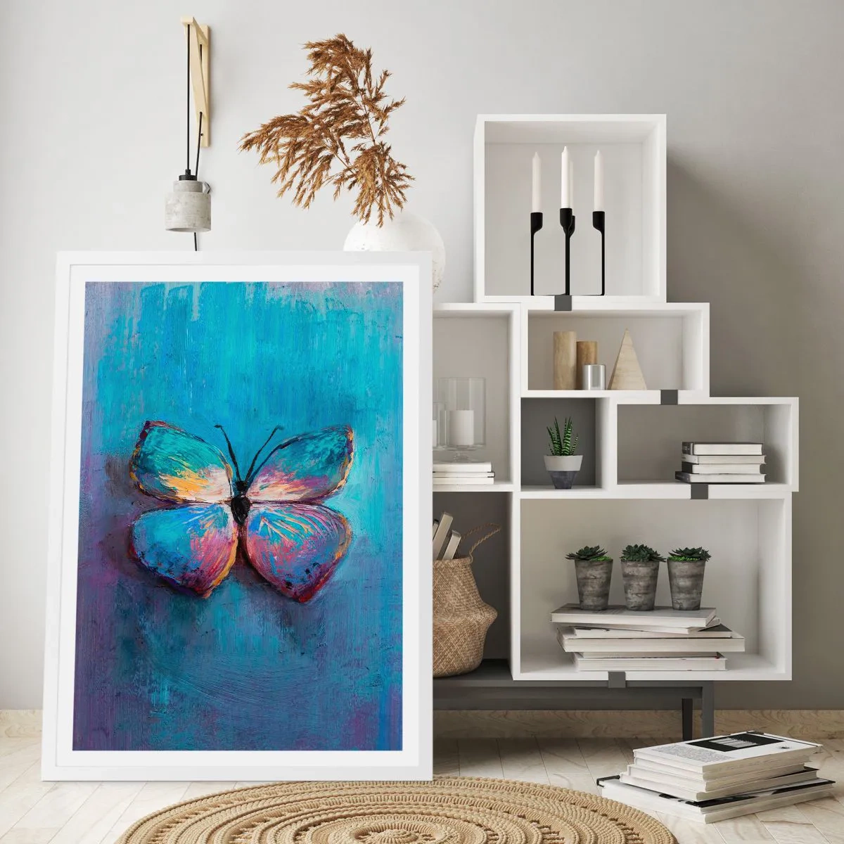 Poster in cornice bianca - In tutta la bellezza - 50x70 cm