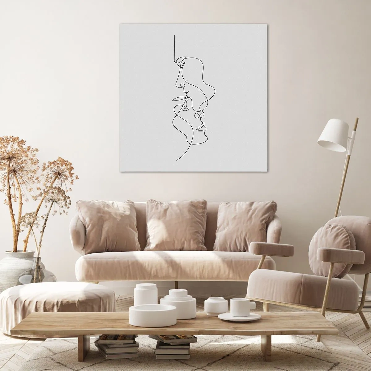 Quadro su tela - Stampe su Tela - Il calore dei desideri malinconici - 40x40 cm