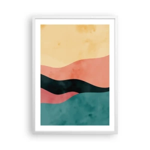 Poster in cornice bianca - Difformità conforme - 50x70 cm