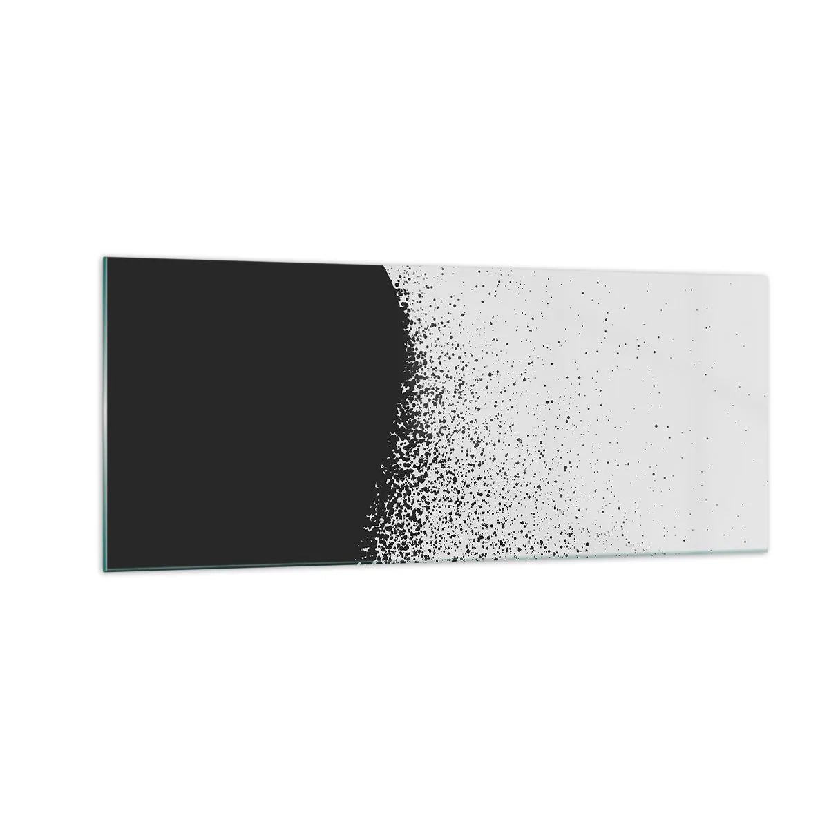Quadro su vetro - Il movimento delle particelle - 100x40 cm