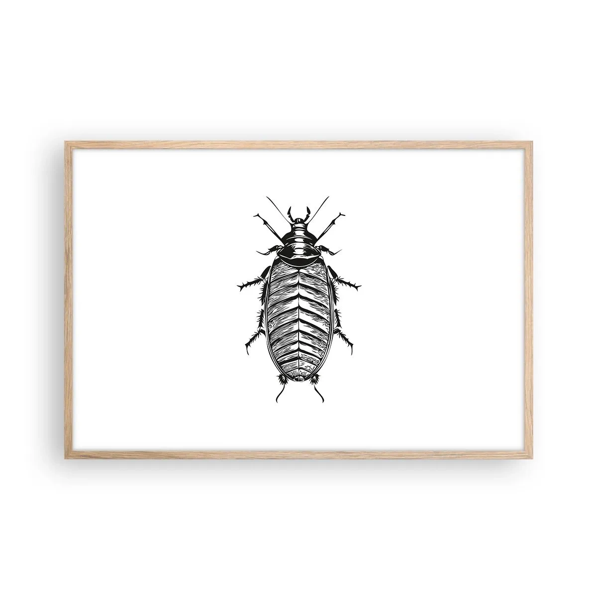 Poster in cornice rovere chiaro - Che esemplare! - 91x61 cm