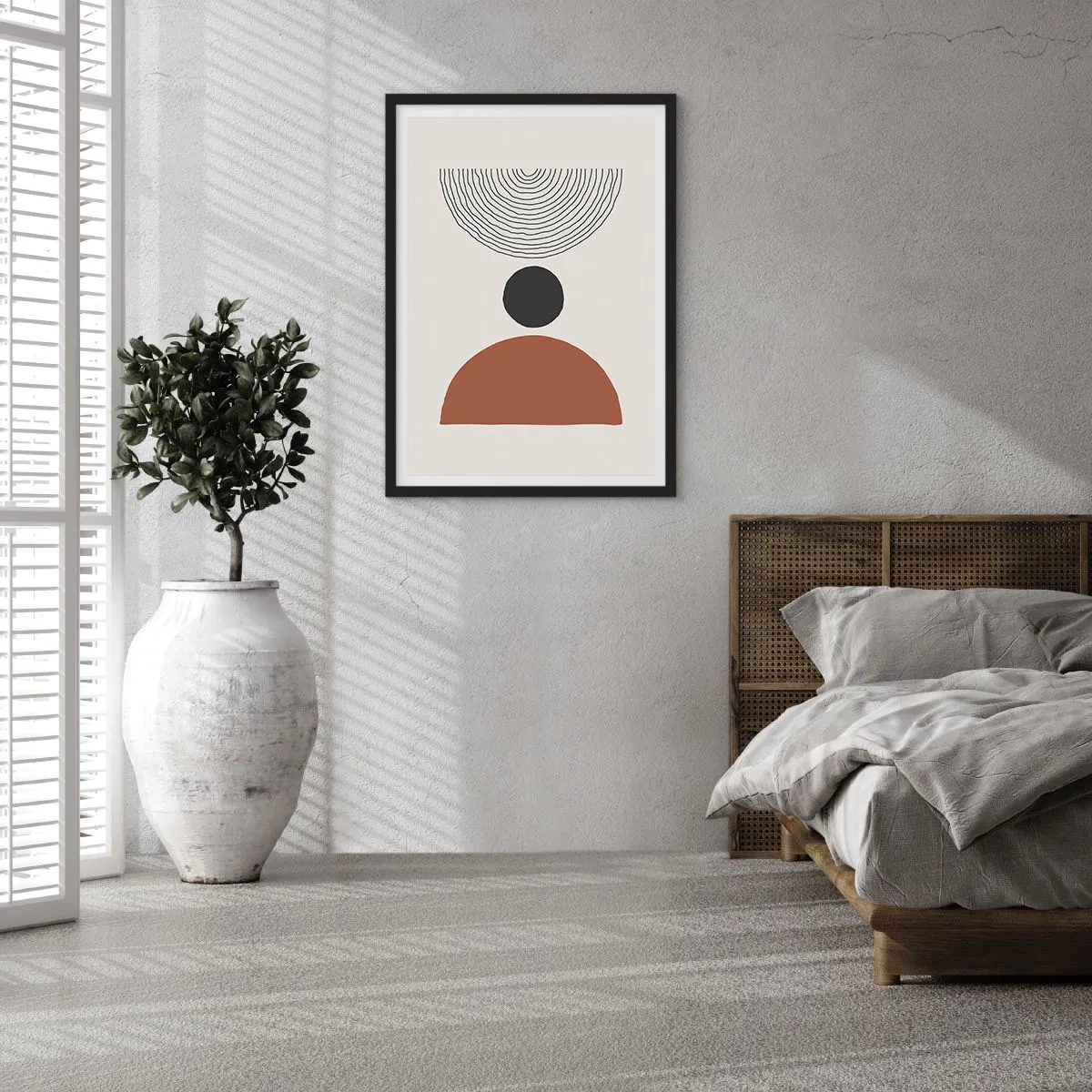 Poster in cornice nera - Al centro dell'attenzione - 61x91 cm