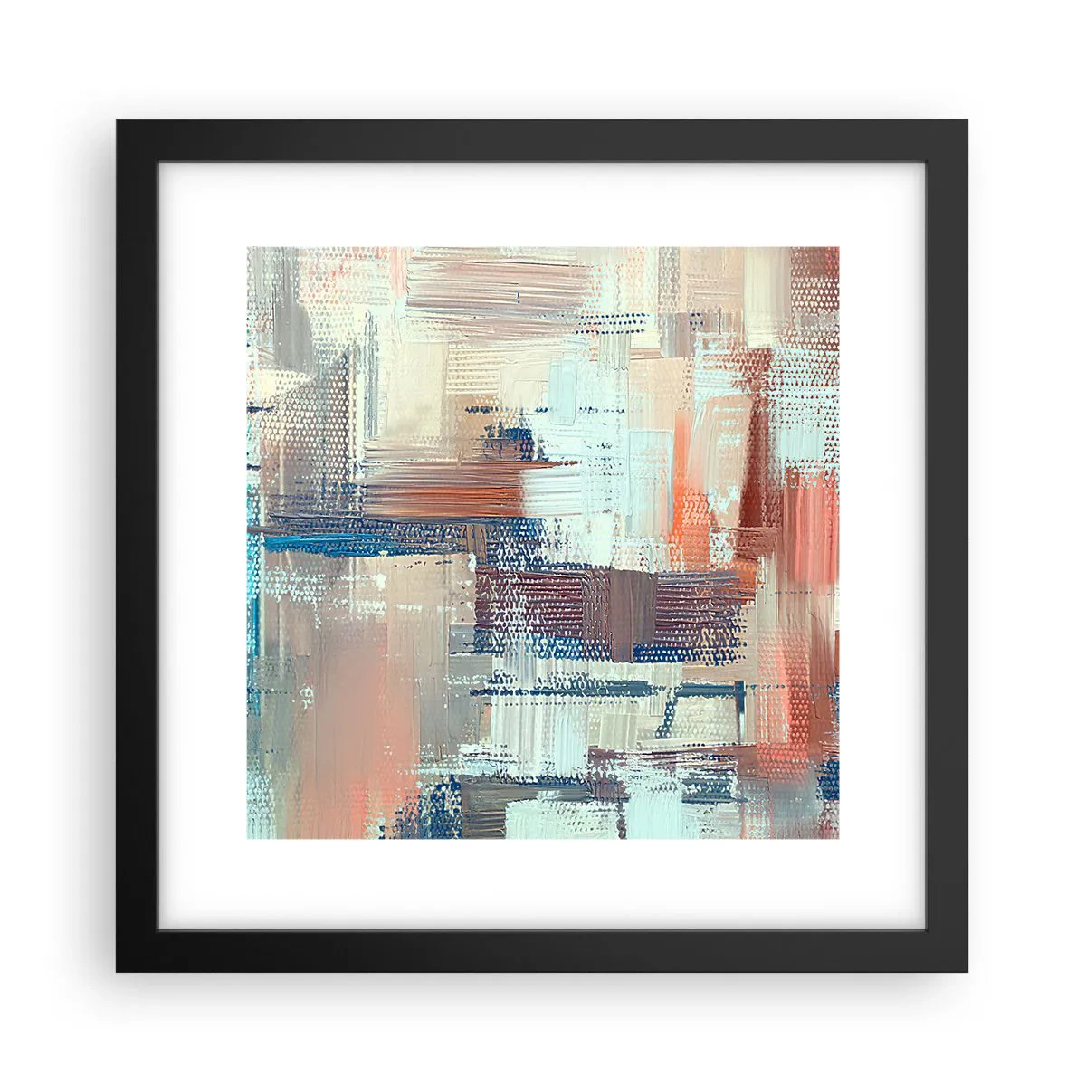 Poster in cornice nera - Arrivando alla luce - 30x30 cm