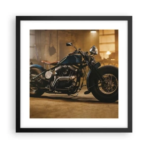 Poster in cornice nera - Posso tutto - 40x40 cm