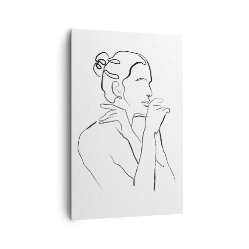 Quadro su tela - Stampe su Tela - Nudo: mistero sensuale - 80x120 cm