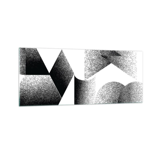 Quadro su vetro - Angoli e ovali - 100x40 cm