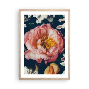 Poster in cornice rovere chiaro - Con fasto barocco - 50x70 cm