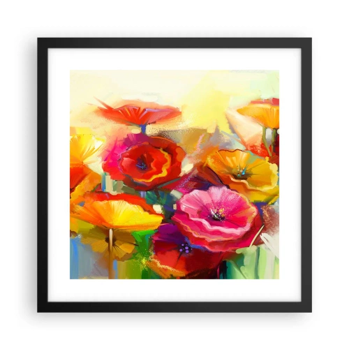 Poster in cornice nera - Non solo rossi - 40x40 cm