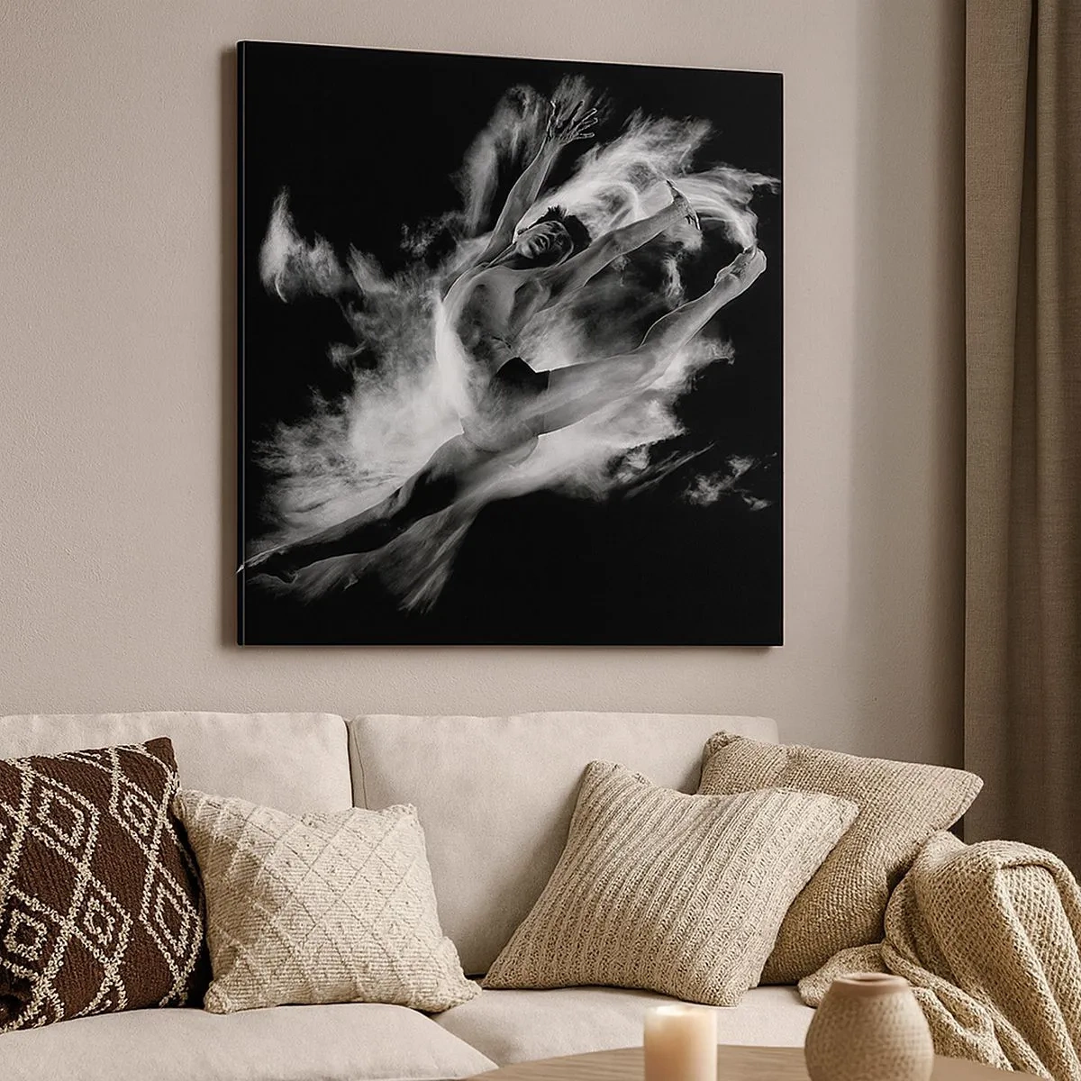 Quadro su tela - Stampe su Tela - Fermo in volo - 30x30 cm