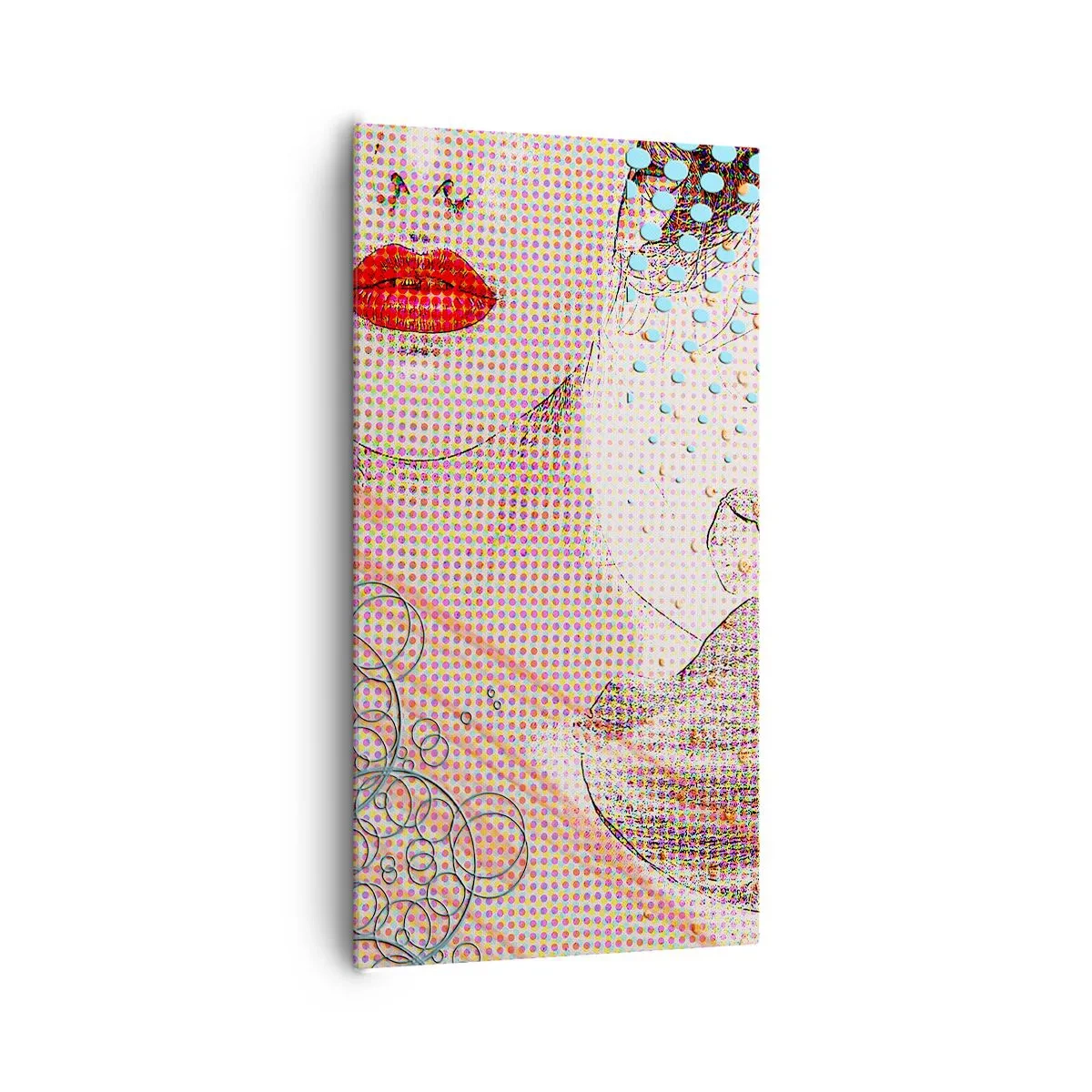 Quadro su tela - Stampe su Tela - Eroina dei fumetti - 65x120 cm