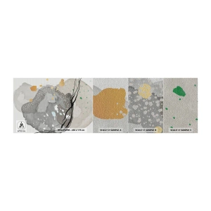 Campione di Fotomurale Premium Sand - Composizione organica - Astrazione, Macchie, Colore - 100x30 cm