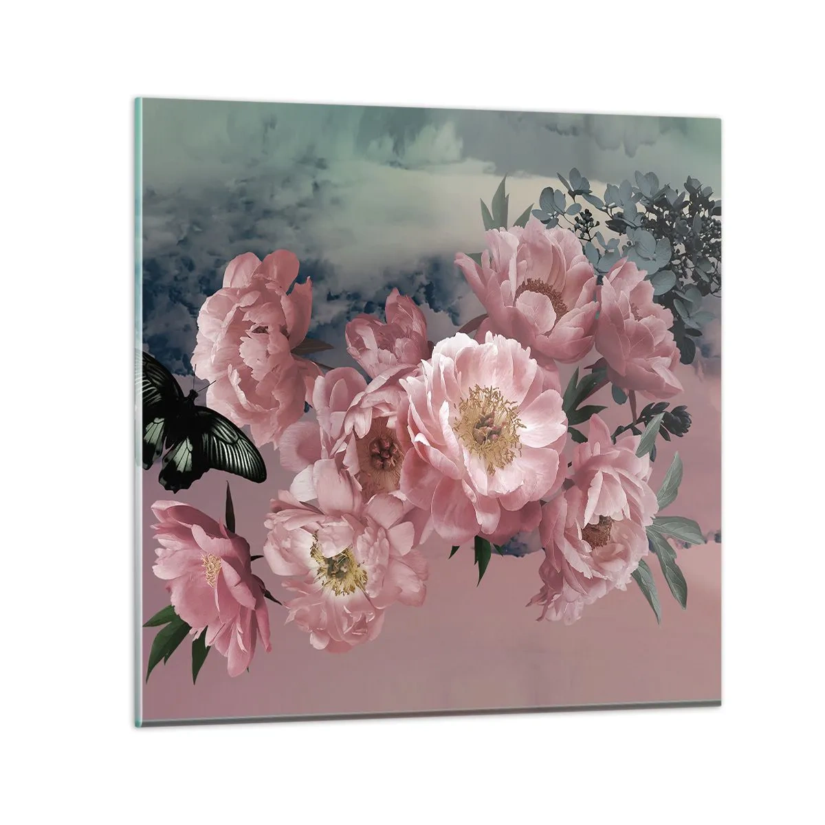 Quadro su vetro - L'apice della romanticità - 70x70 cm