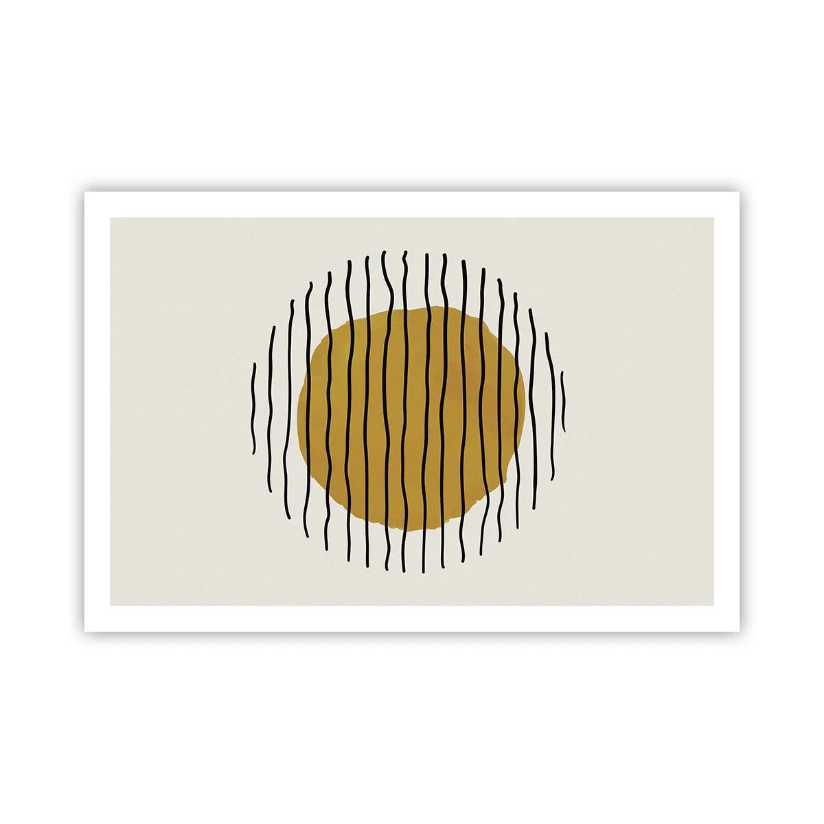 Poster - Astrazione fremente di calore - 91x61 cm