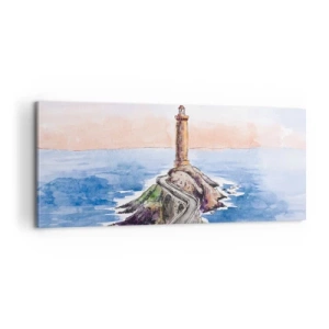 Quadro su tela - Stampe su Tela - Rivolto verso il mare - 100x40 cm