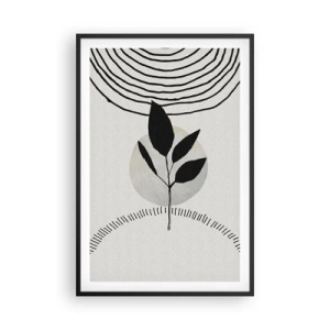 Poster in cornice nera - Composizione: i rituali della natura - 61x91 cm
