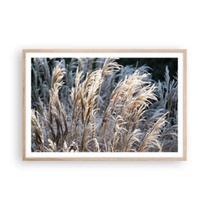 Poster in cornice rovere chiaro - Vestite di brina - 91x61 cm