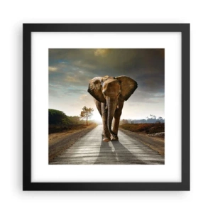 Poster in cornice nera - E non nel negozio di cristalli - 30x30 cm