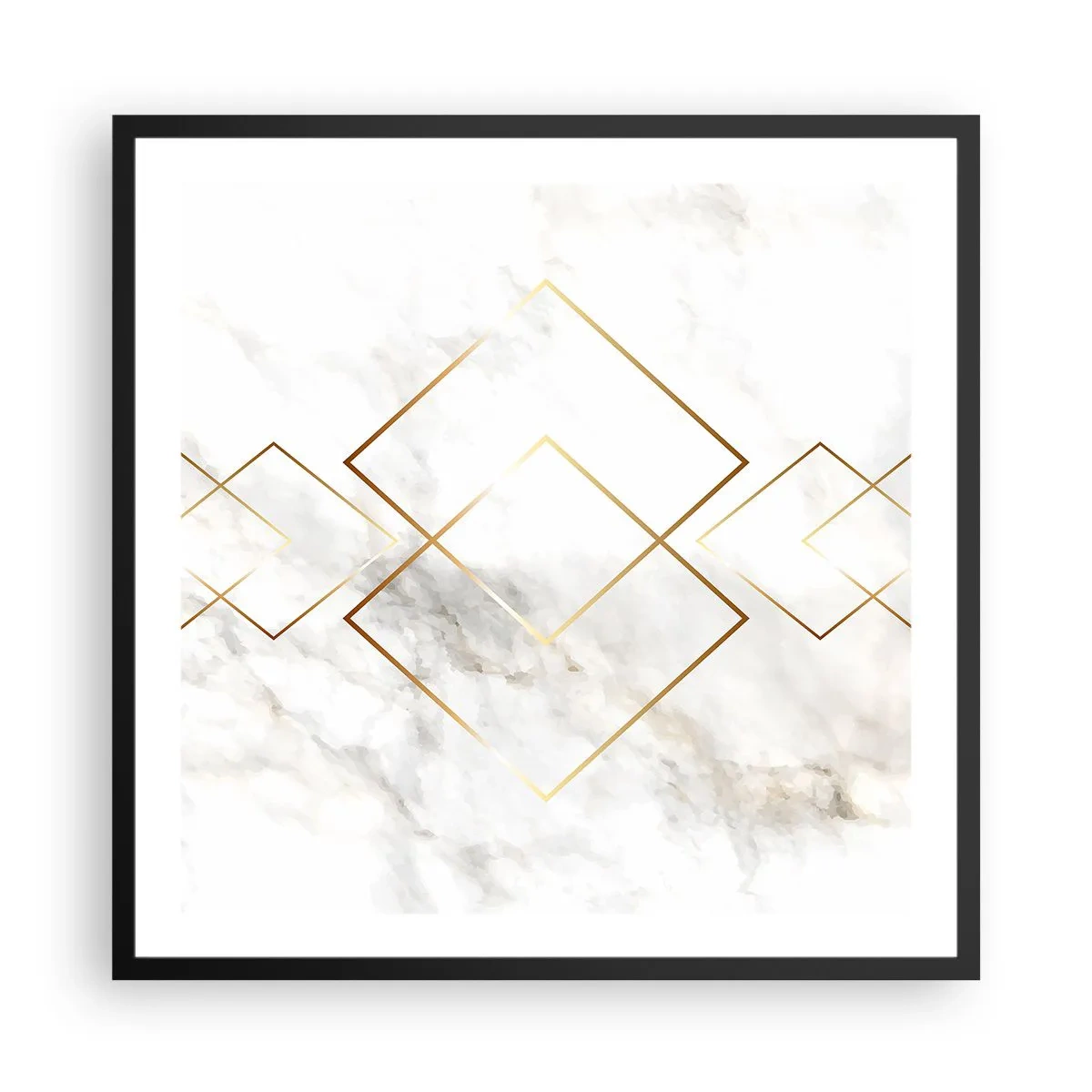 Poster in cornice nera - Vista sull'infinito - 60x60 cm