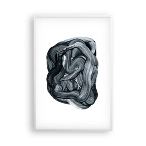 Poster in cornice bianca - Non è così semplice - 61x91 cm