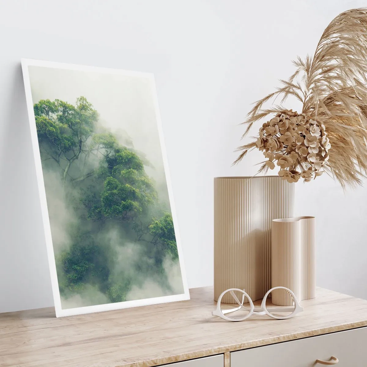 Poster - Avvolti dalla nebbia - 70x100 cm