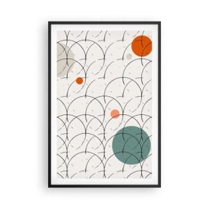 Poster in cornice nera - Nello spirito della pop-art - 61x91 cm