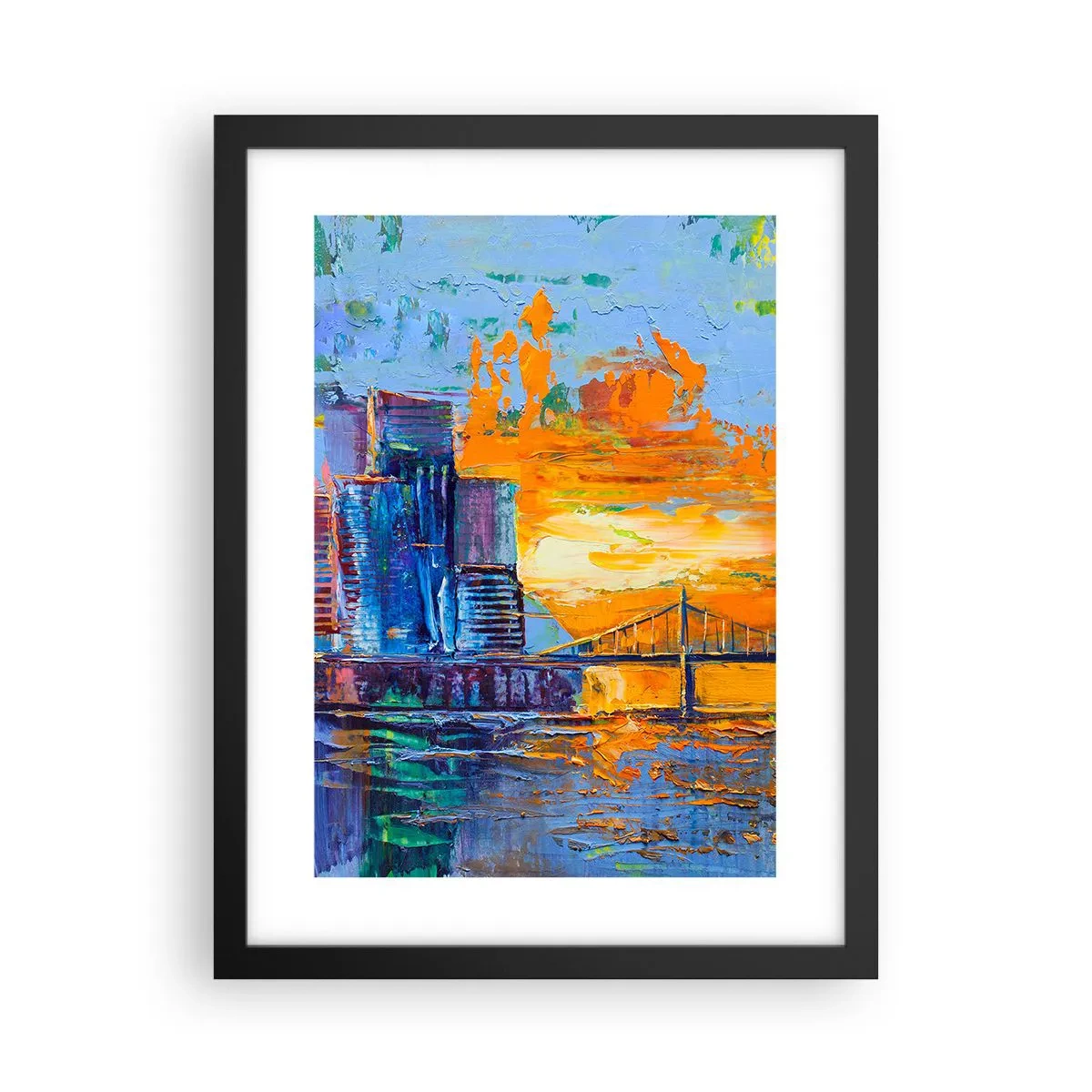 Poster in cornice nera - Cultura e natura - 30x40 cm