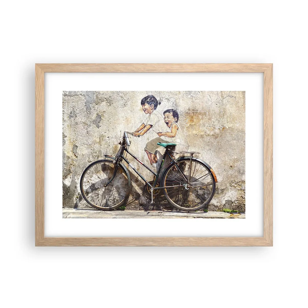 Poster in cornice rovere chiaro - Vero o falso? - 40x30 cm