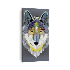 Quadro su tela - Stampe su Tela - Si parla del lupo - 55x100 cm