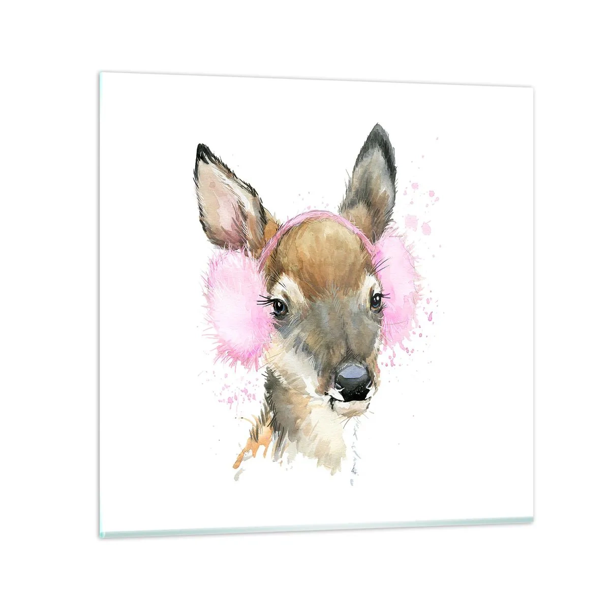 Quadro su vetro - E il gelo non mette più paura - 30x30 cm