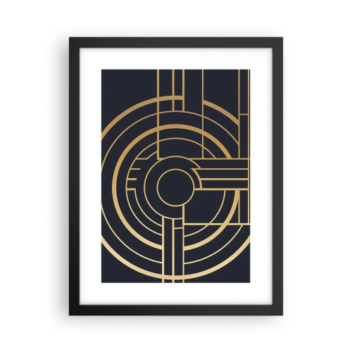Poster in cornice nera - Il giro delle cose - 30x40 cm