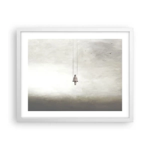 Poster in cornice bianca - Il bambino che è in noi - 50x40 cm