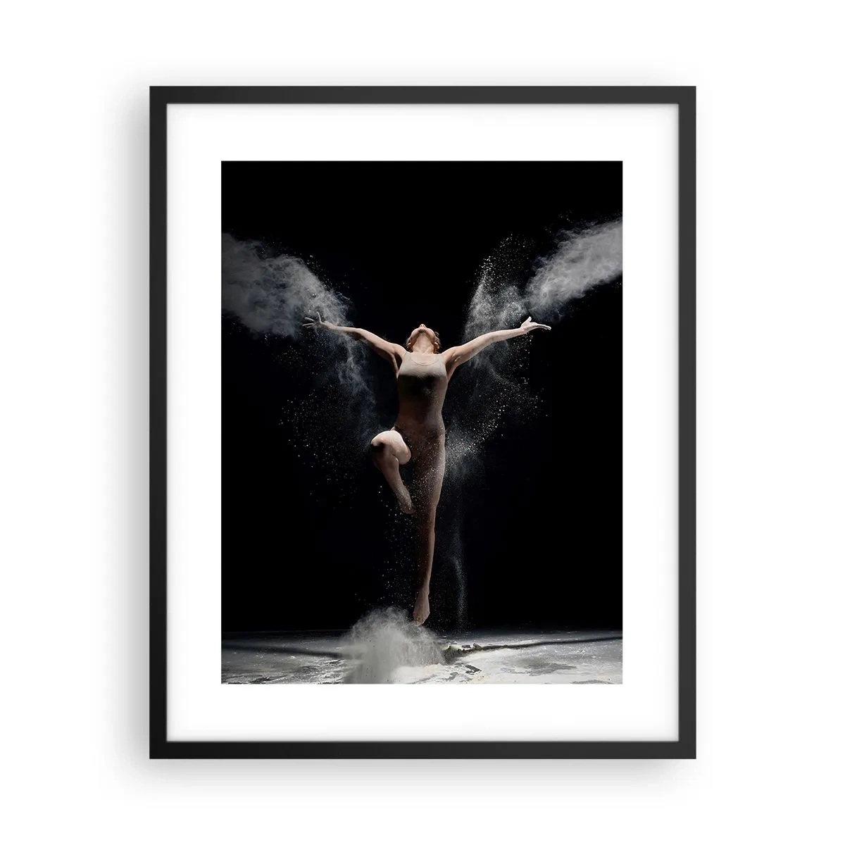 Poster in cornice nera - Gli elfi esistono - 40x50 cm