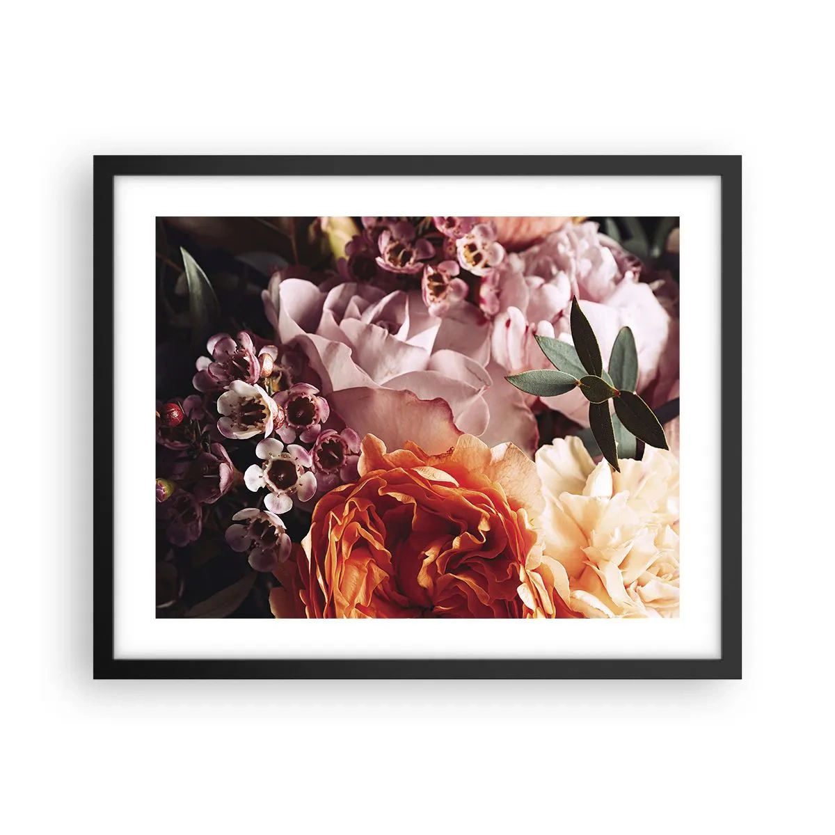 Poster in cornice nera - Avvolti dalla bellezza - 50x40 cm