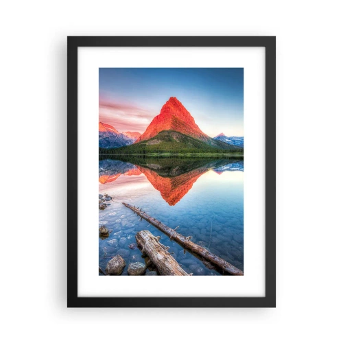 Poster in cornice nera - Caldo e freddo - 30x40 cm