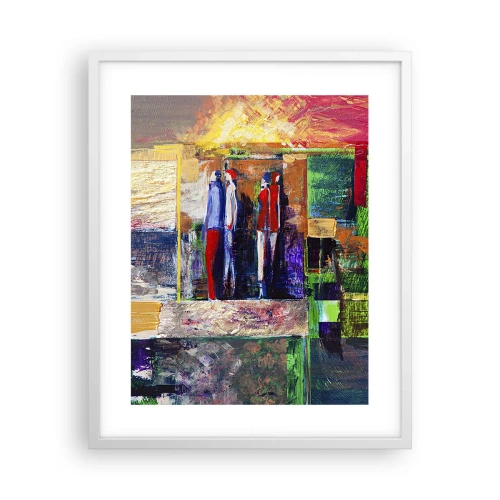 Poster in cornice bianca - Relazioni ed emozioni - 40x50 cm