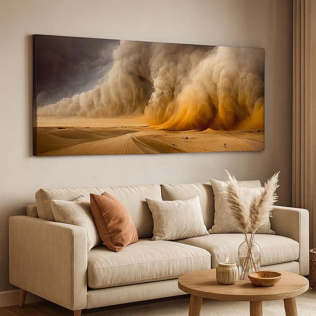 Quadro su tela - Stampe su Tela - L'ira del deserto - 100x40 cm