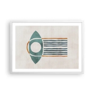 Poster in cornice bianca - Segni e rituali - 70x50 cm