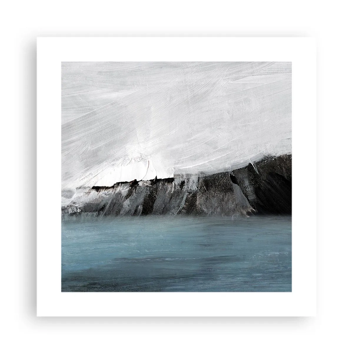 Poster - Acqua-terra: lo scontro degli elementi - 40x40 cm