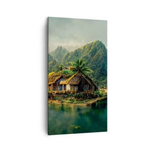 Quadro su tela - Stampe su Tela - Paradiso tropicale - 45x80 cm