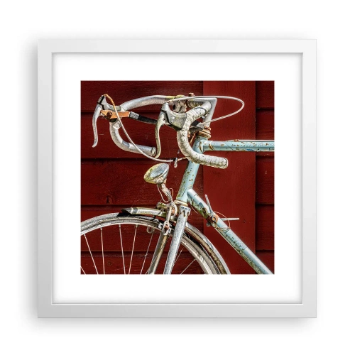 Poster in cornice bianca - Creata per la vittoria - 30x30 cm