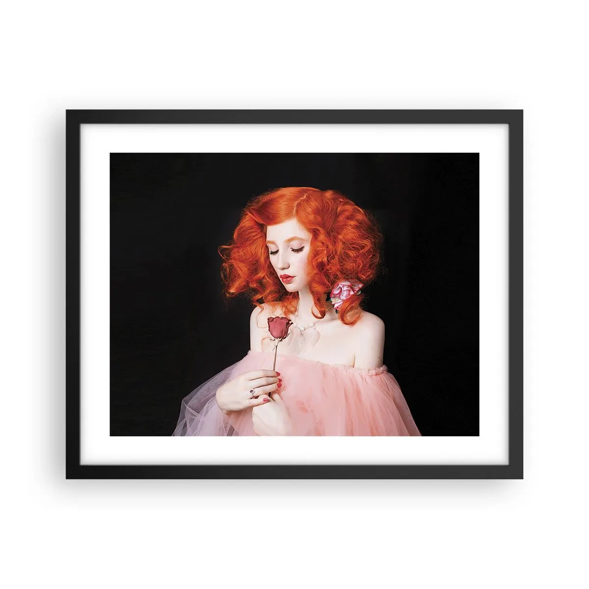 Poster in cornice nera - In stile barocco - 50x40 cm