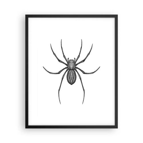 Poster in cornice nera - Precisione inquietante - 40x50 cm