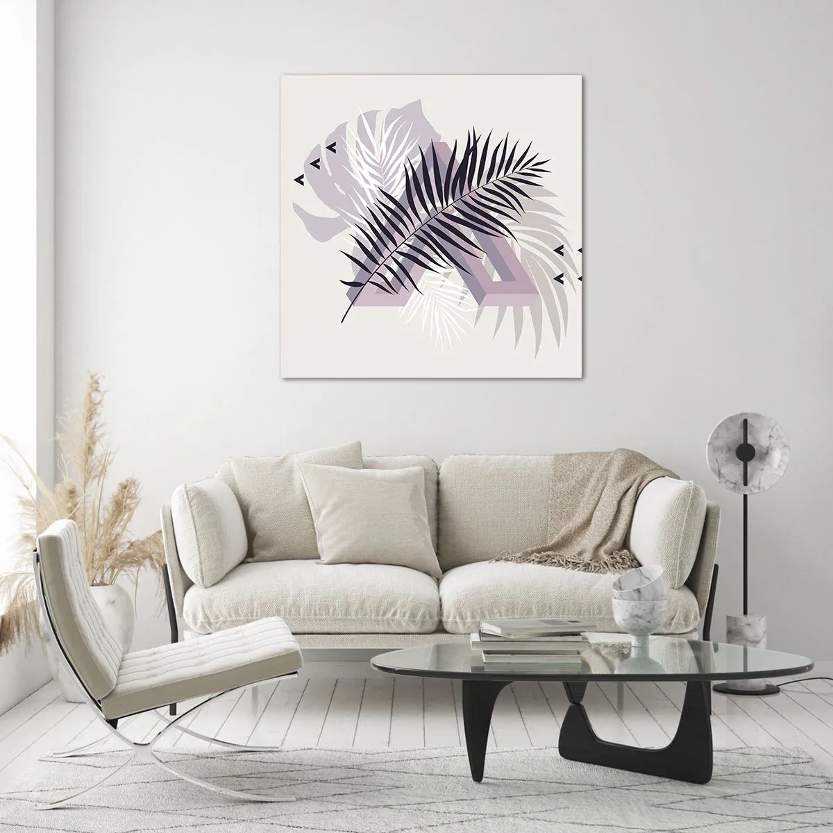 Quadro su vetro - L'ombra dell'ombra - 40x40 cm