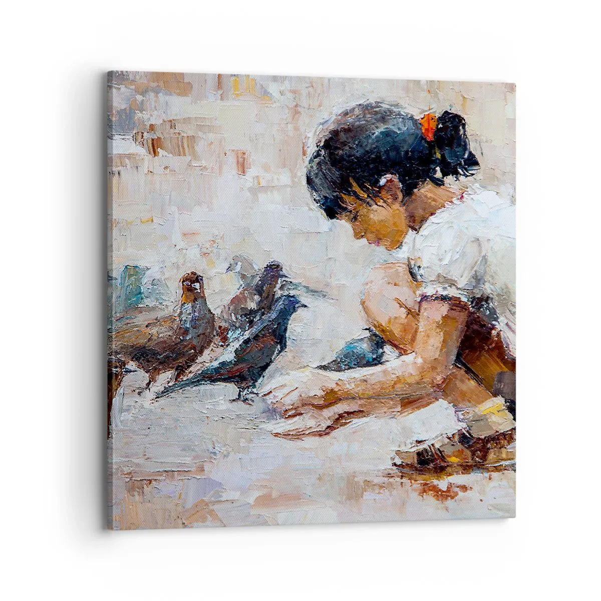 Quadro su tela - Stampe su Tela - Piccoli e gentili - 70x70 cm