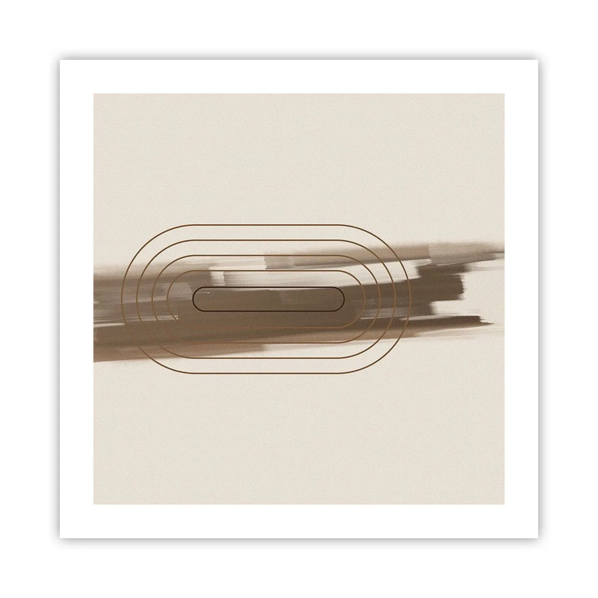 Poster - Un soffio di grigio - 50x50 cm