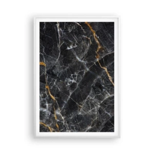 Poster in cornice bianca - La vita interiore delle pietre - 70x100 cm